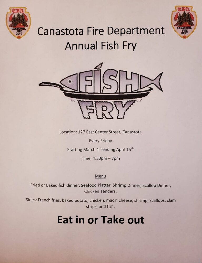 Canastota Fire Dept. Fish Fry