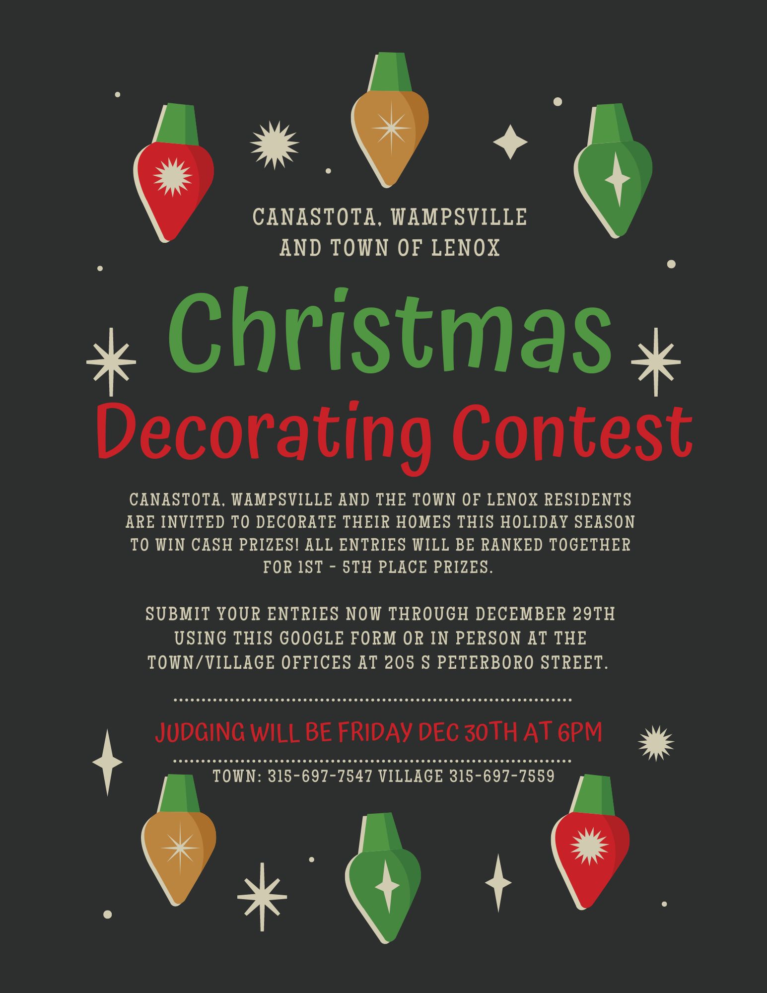 2022 Christmas Decorating Contest