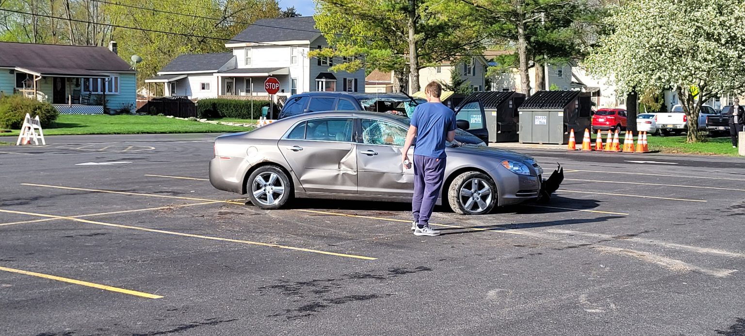 Canastota School District hosts mock car crash