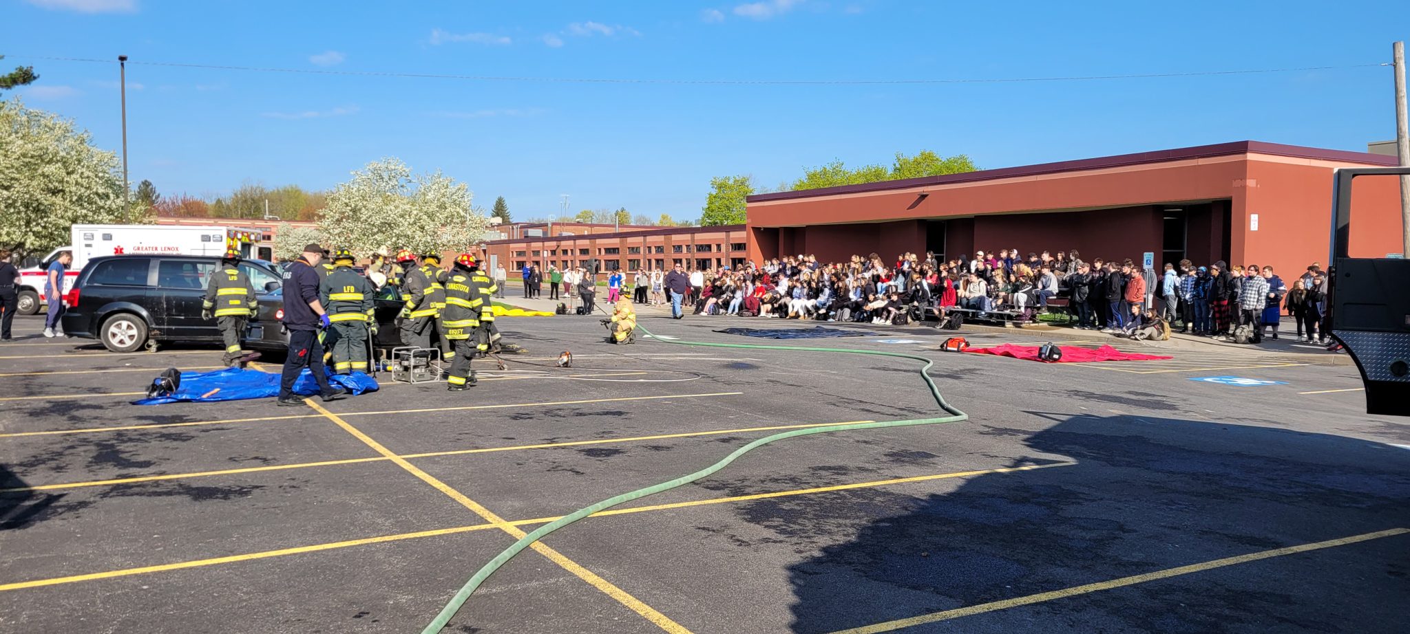 Canastota School District hosts mock car crash