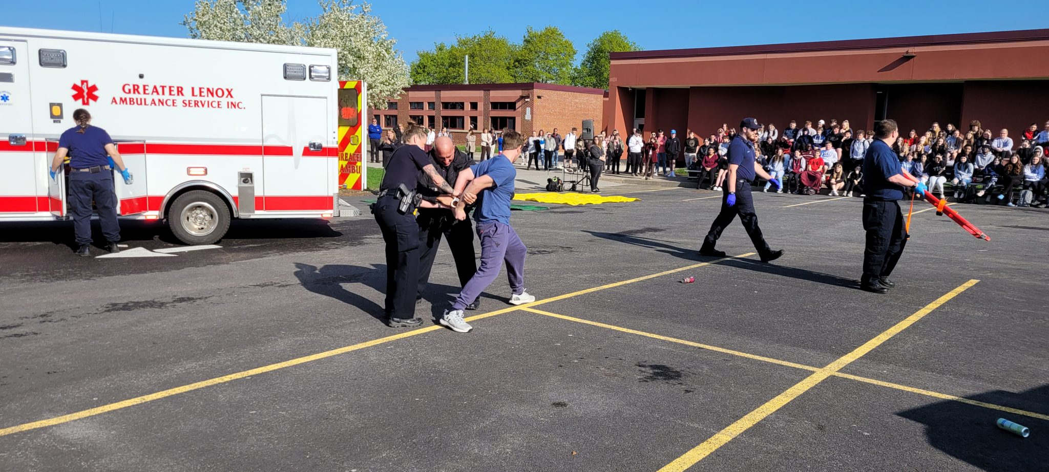 Canastota School District hosts mock car crash