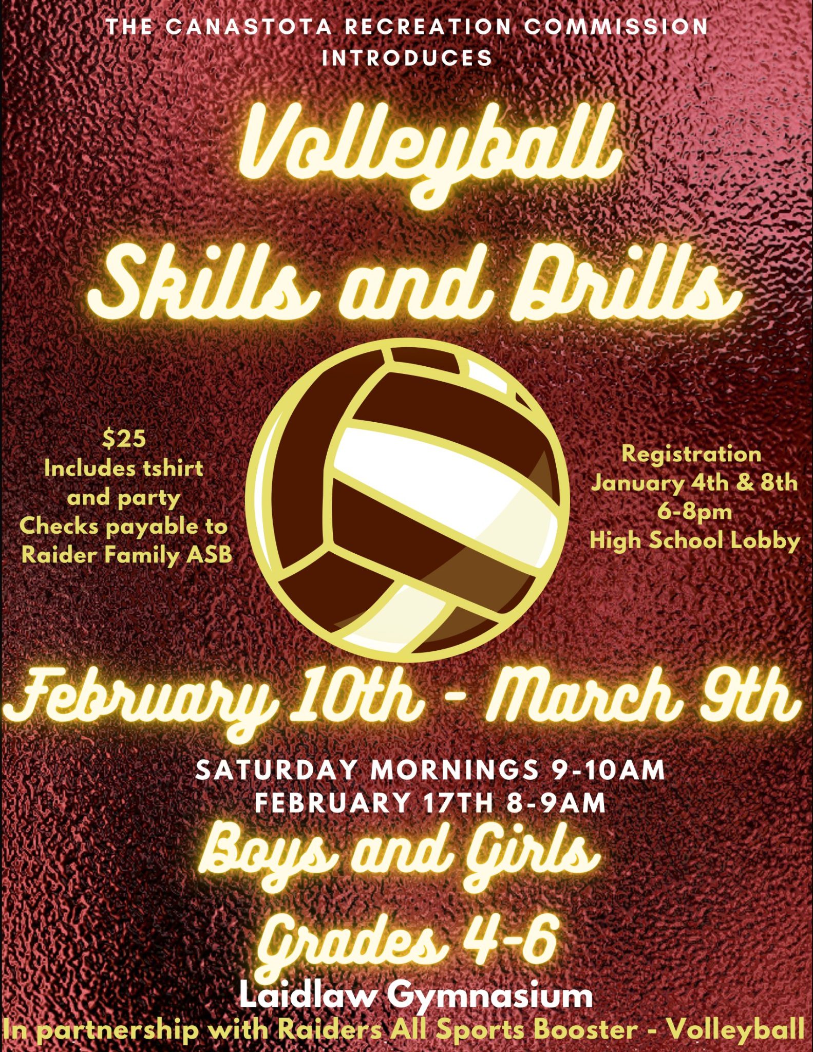 2024 Youth Volleyball Clinics